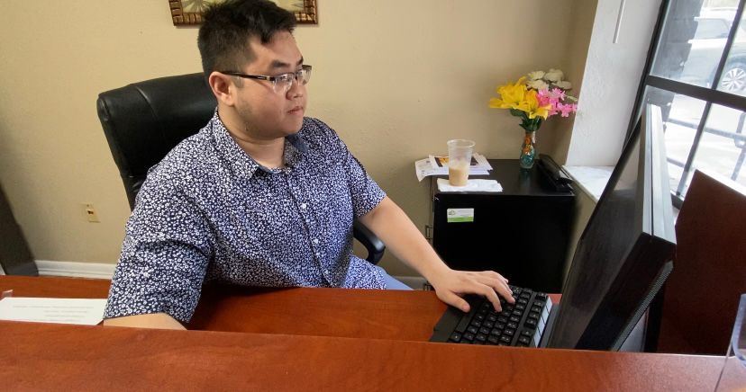 Nha Lim says he switched his career path from engineering to healthcare administration when he saw a need in his community. (Spectrum News 13/Katie Streit)