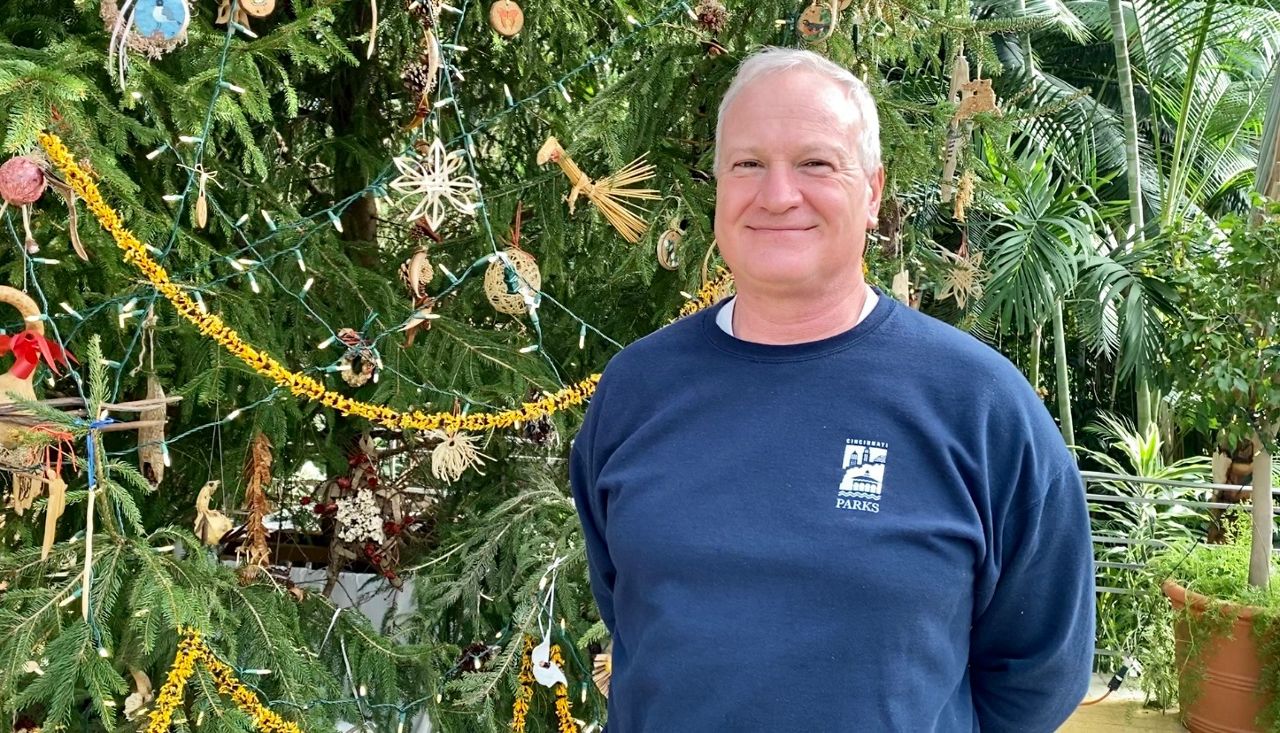 Mark House, general manager at Krohn Conservatory. He's been there for 19 years. (Spectrum News/Casey Weldon)