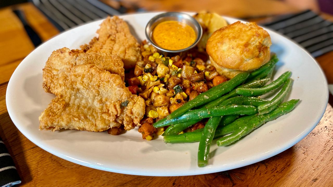 Catfish dish offers locally sourced, native inspired tastes