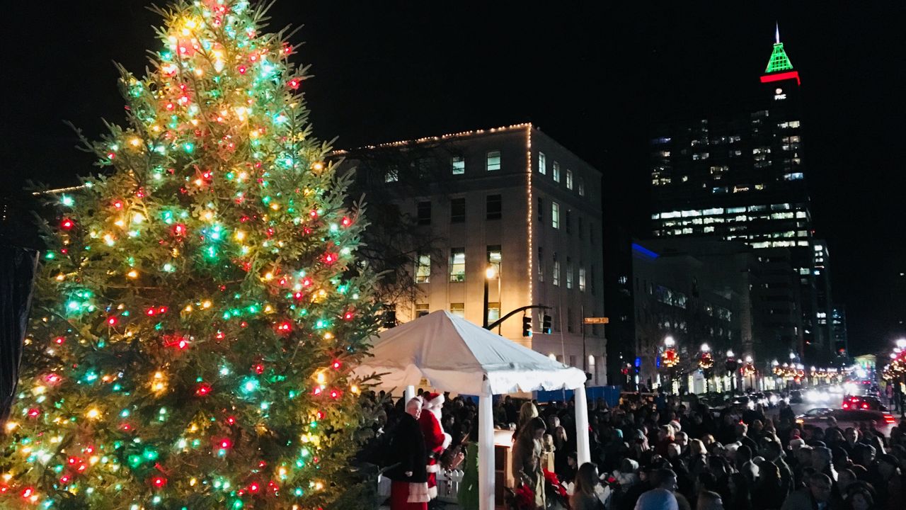 Capitol tree lighting kicks off holiday events including visits to