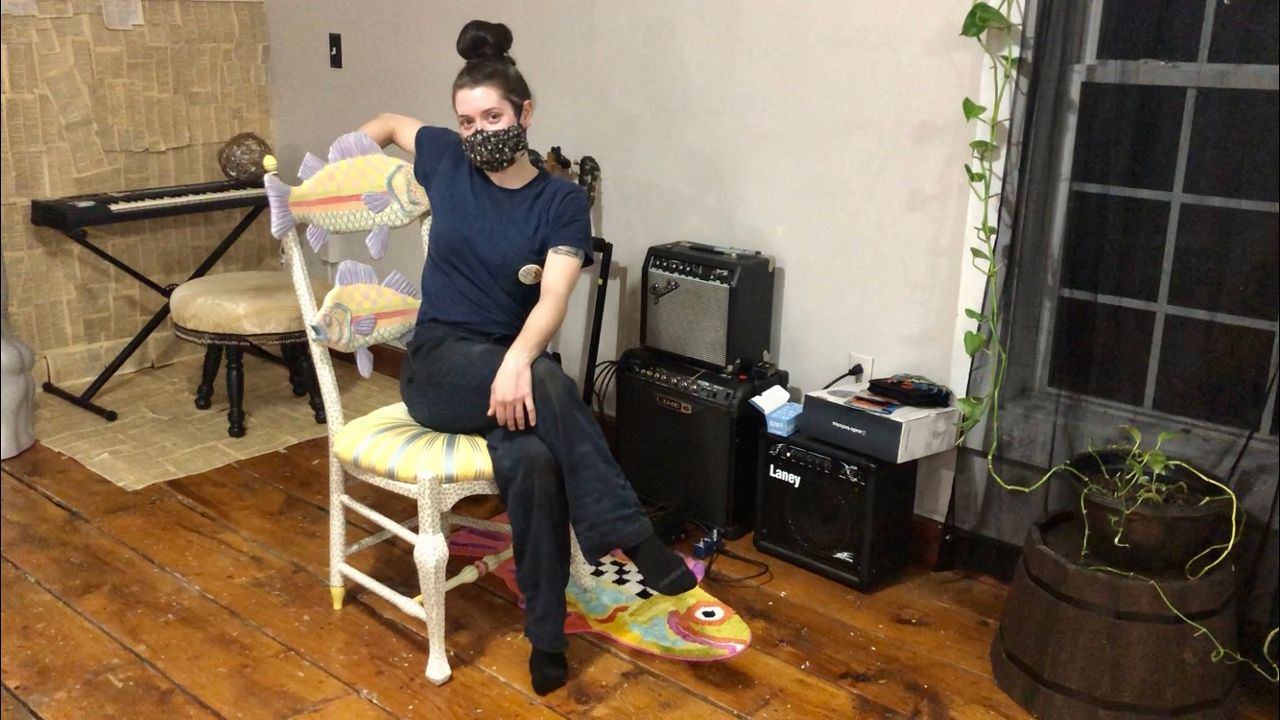 Chair's 300-Mile Trip Inked on the Heart of a Syracuse Woman