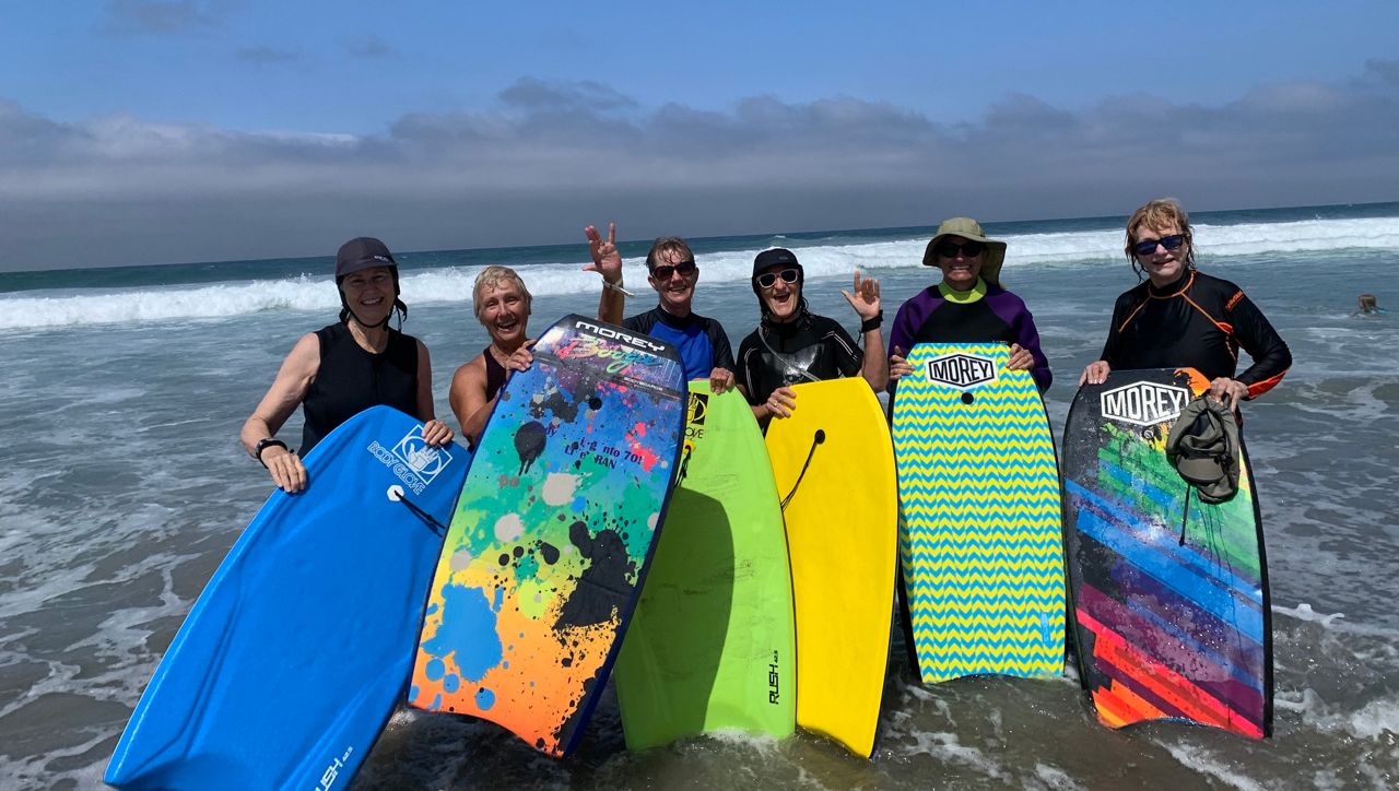 Boogie Boarding Babes catch rides into their 90s!