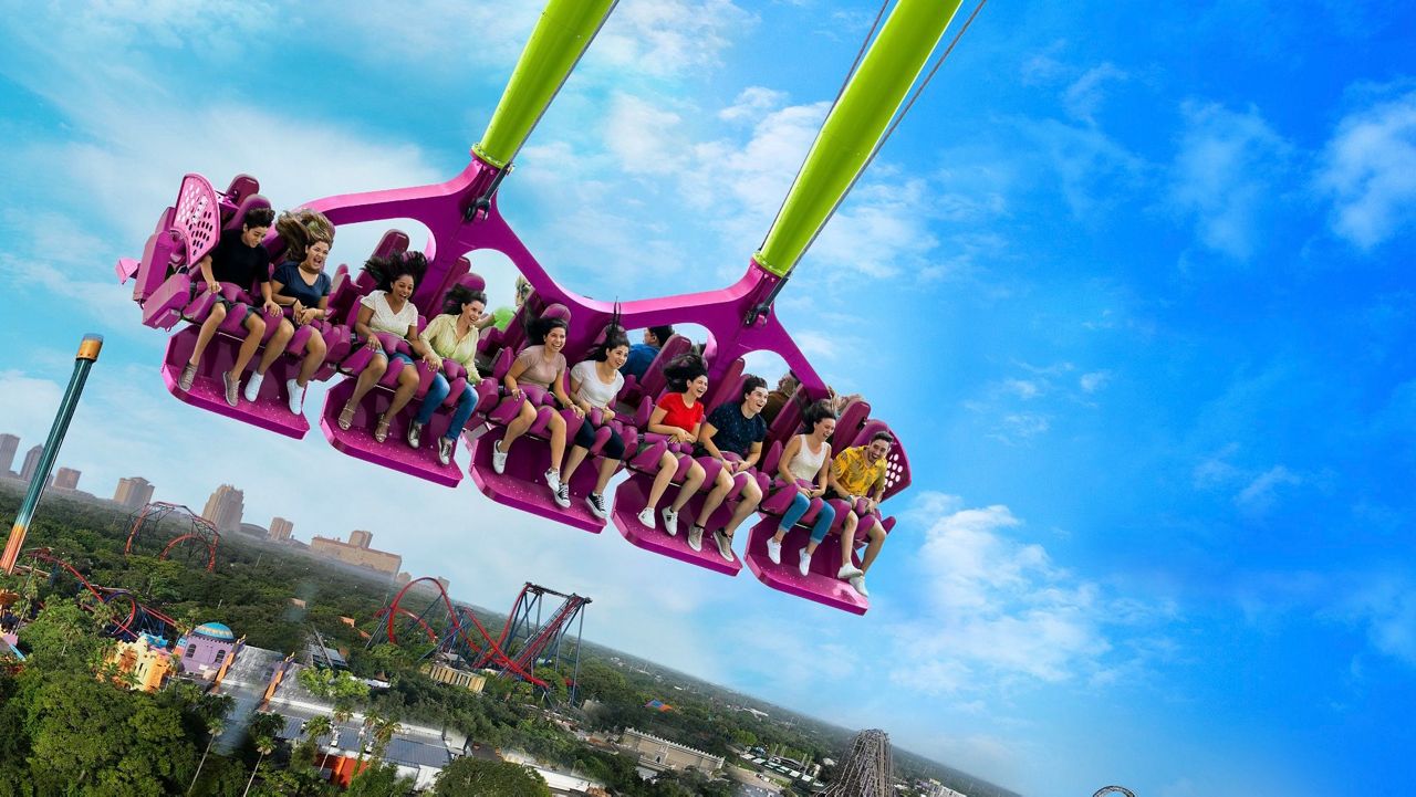 New thrill ride nicknamed 'Screamin' Swing' at Busch Gardens