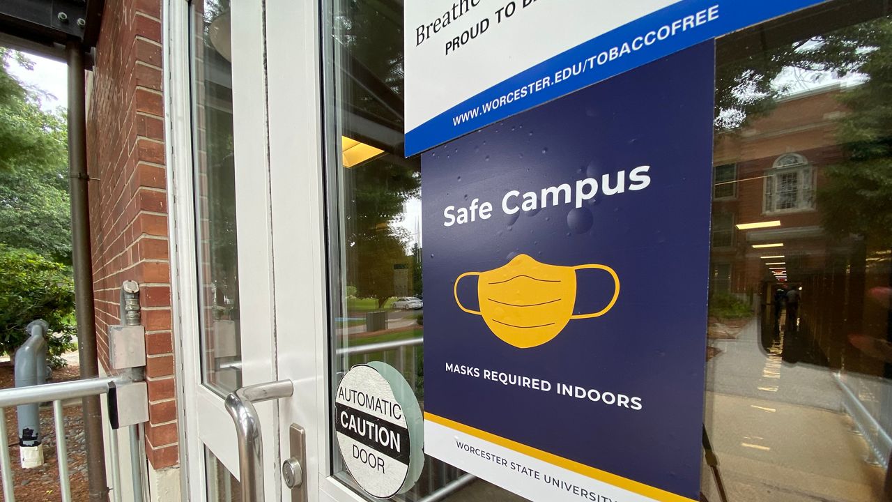 Some colleges are requiring masks indoors