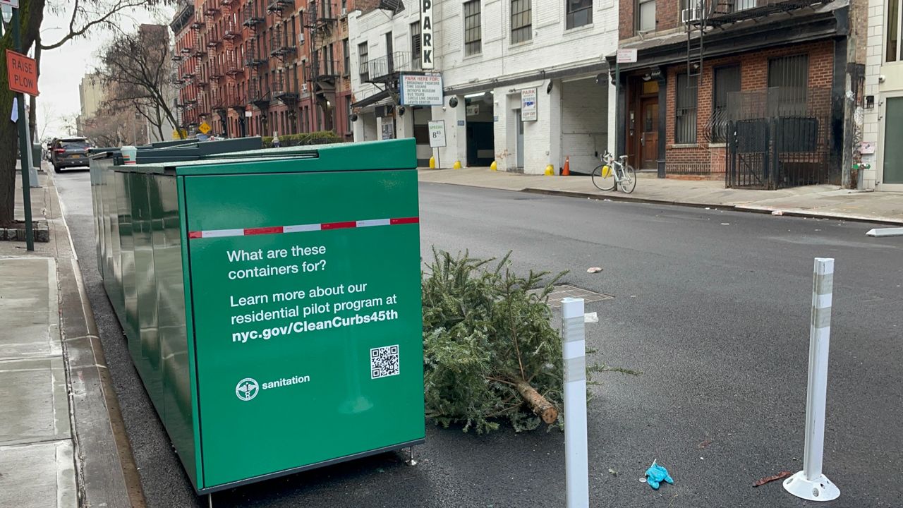 New street pilot program puts trash in large containers