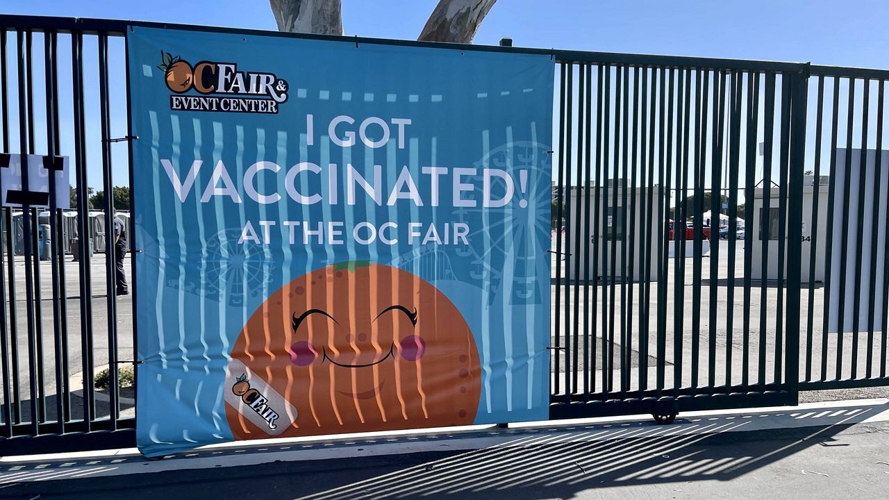 Vaccination Center at Orange County fairgrounds in Costa Mesa. (Paco Ramos-Moreno, Spectrum News 1) 
