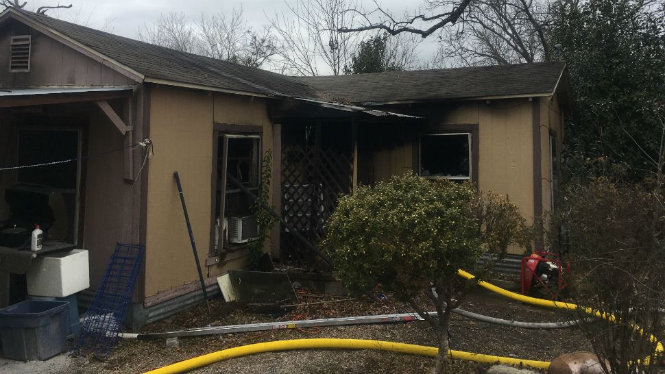 A wood-frame house located in east Temple, TX, burned on Jan. 19, 2018. (Source: City of Temple)