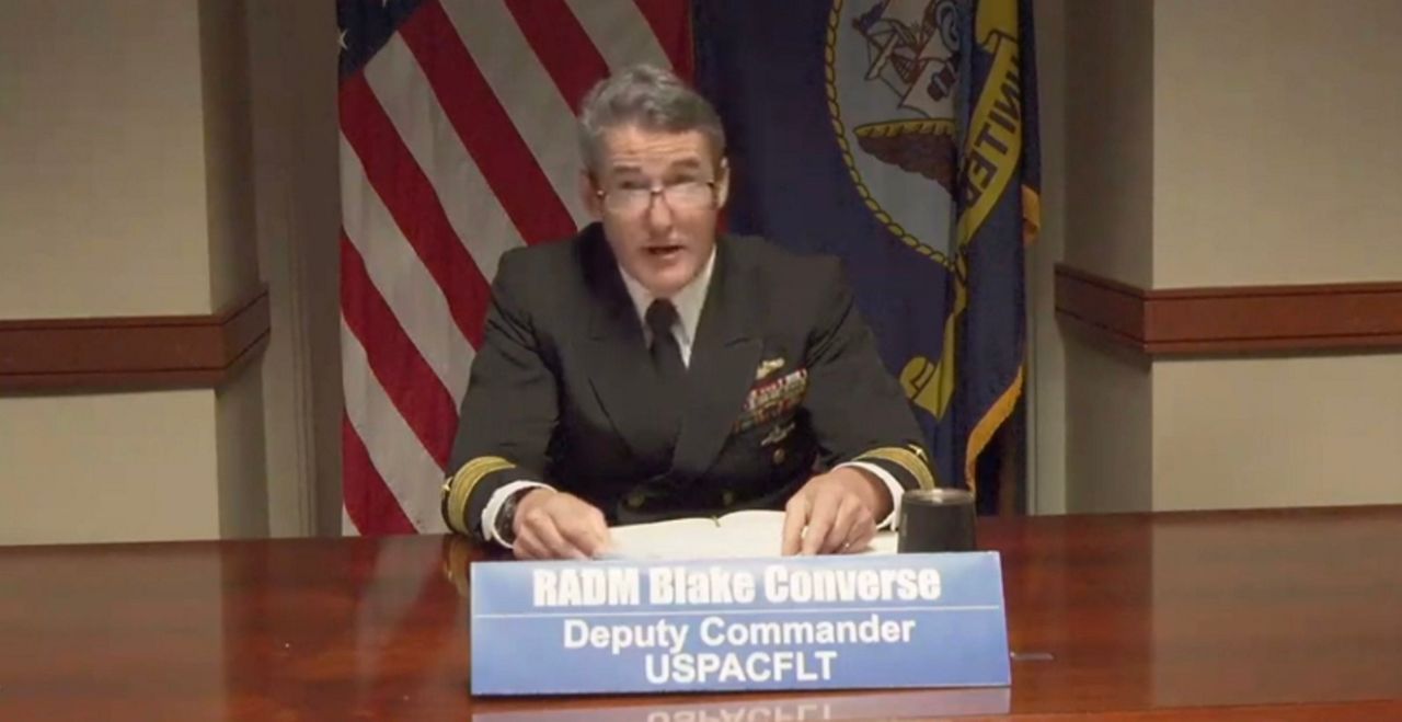Rear Admiral Blake Converse, Deputy commander of the U.S. Pacific Fleet for the U.S. Navy testified during a House Armed Services subcommittee hearing on Tuesday.