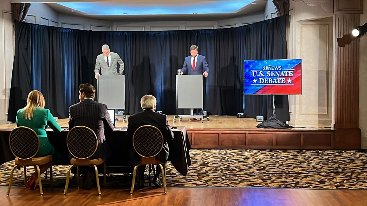 Tim Ryan and JD Vance face off in final Senate debate