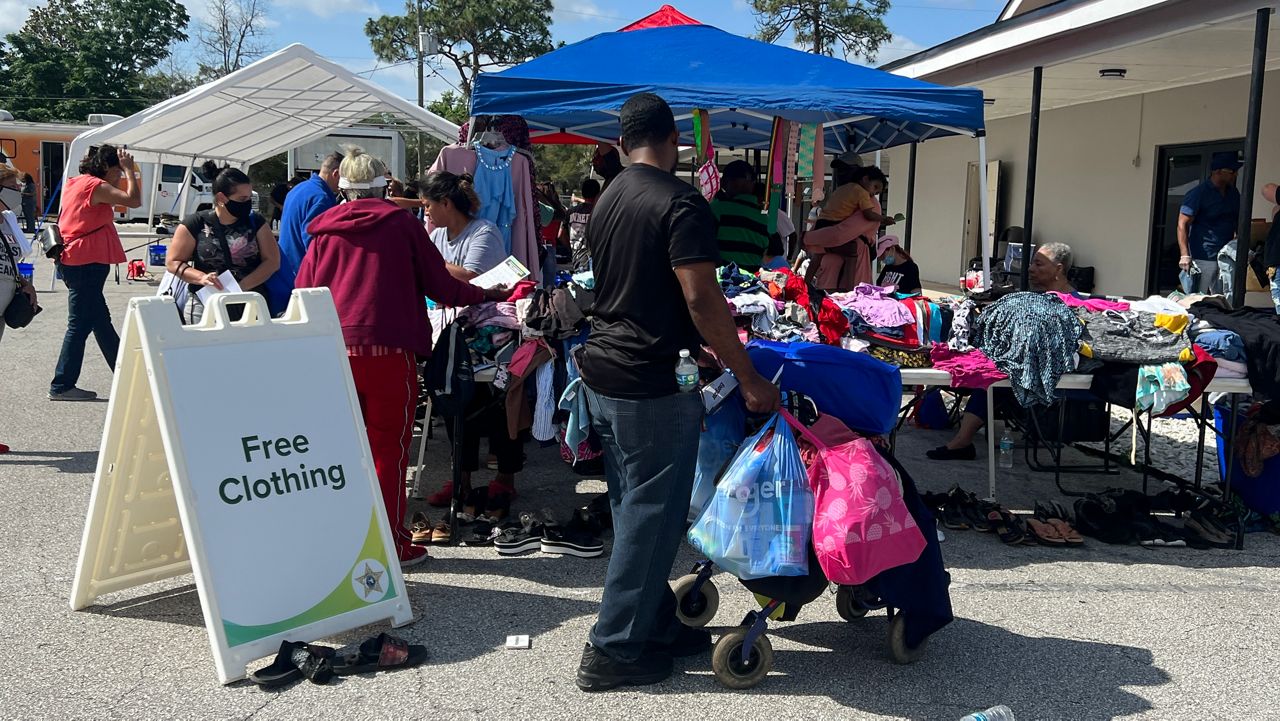 The Impact Homelessness Resource Fair held by Orange County Sheriff's Office helped hundreds of underprivileged residents around the area.(Nicole Griffin/Spectrum News 13)