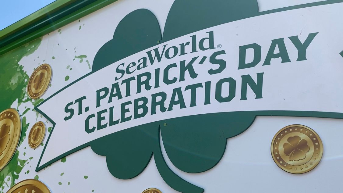 SeaWorld goes all green for St. Patrick’s Day