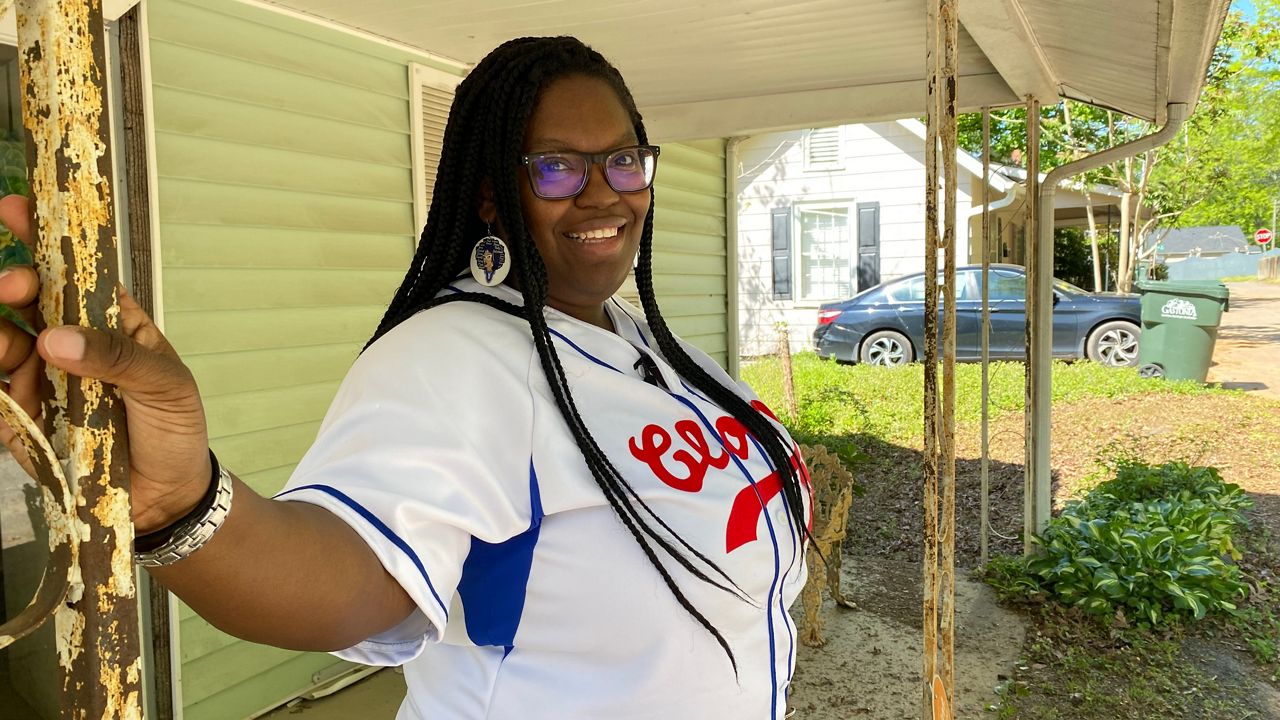 First woman to start professional baseball game plays in Gastonia