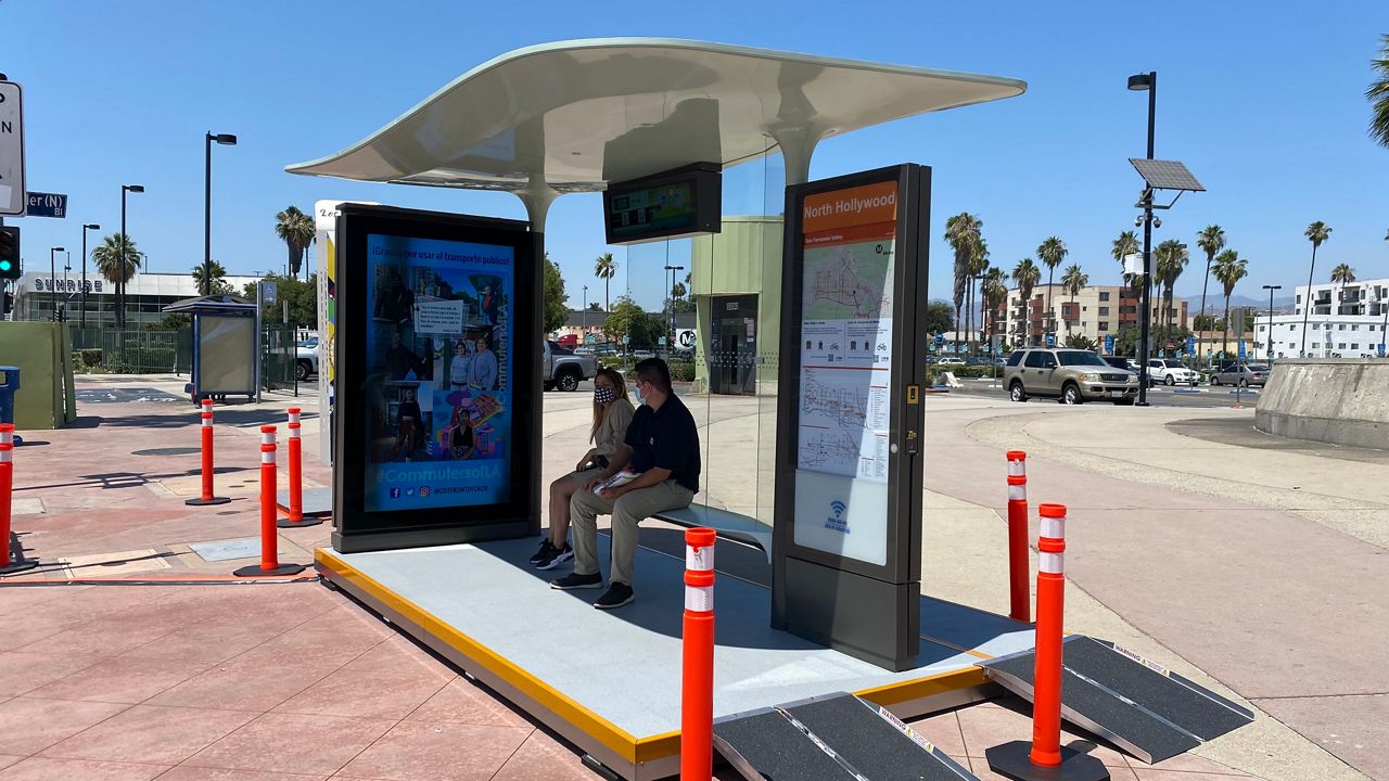 Bus shelter designs Los Angeles