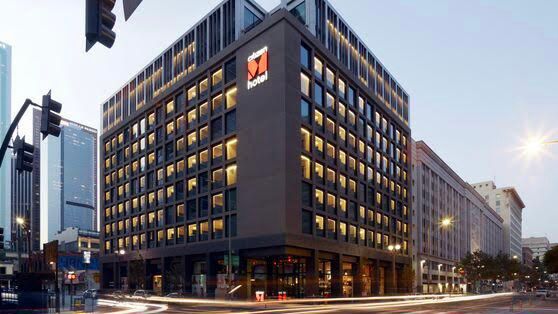 The new citizenM micro hotel has opened in downtown Los Angeles. (Courtesy citizenM)