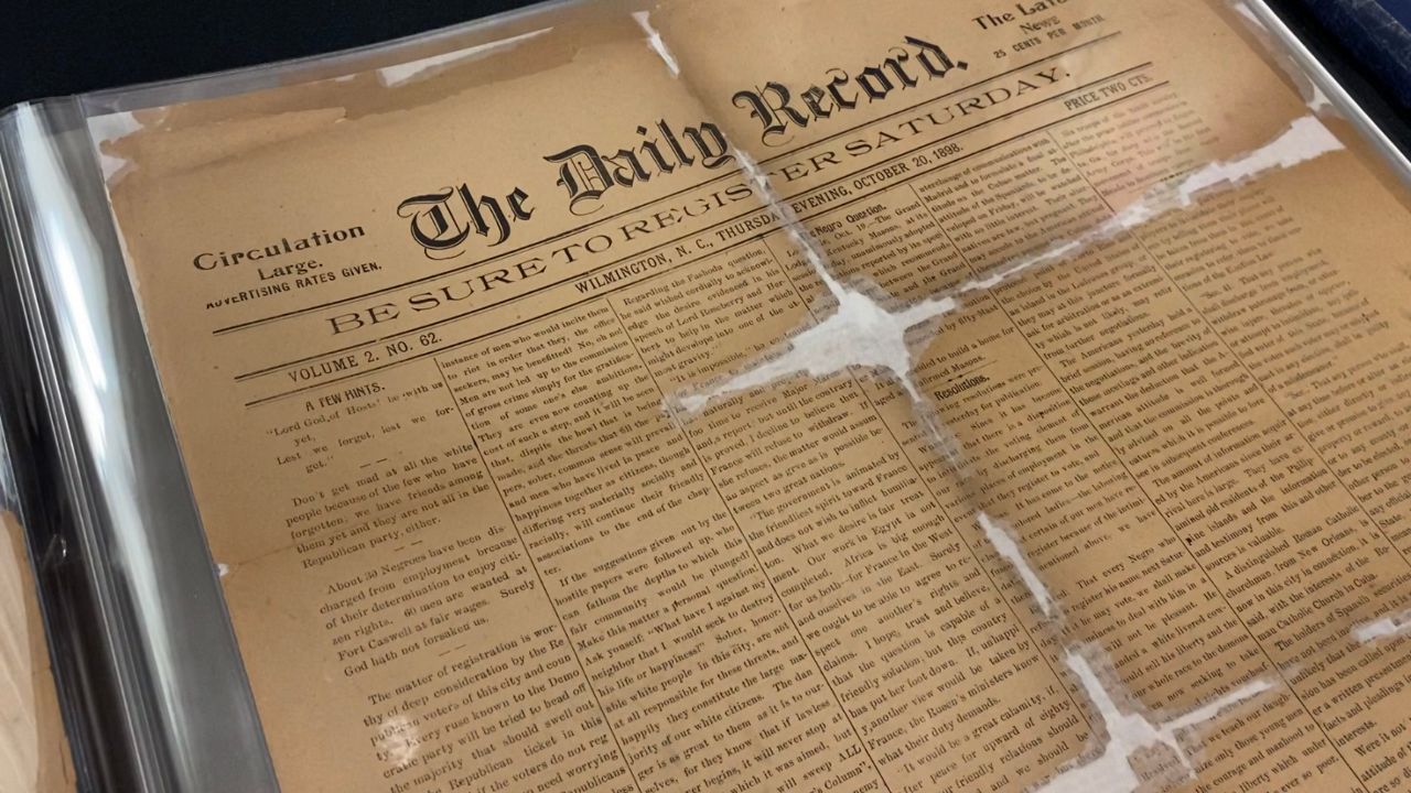 The Daily Record was the black newspaper in Wilmington at the time of the massacre