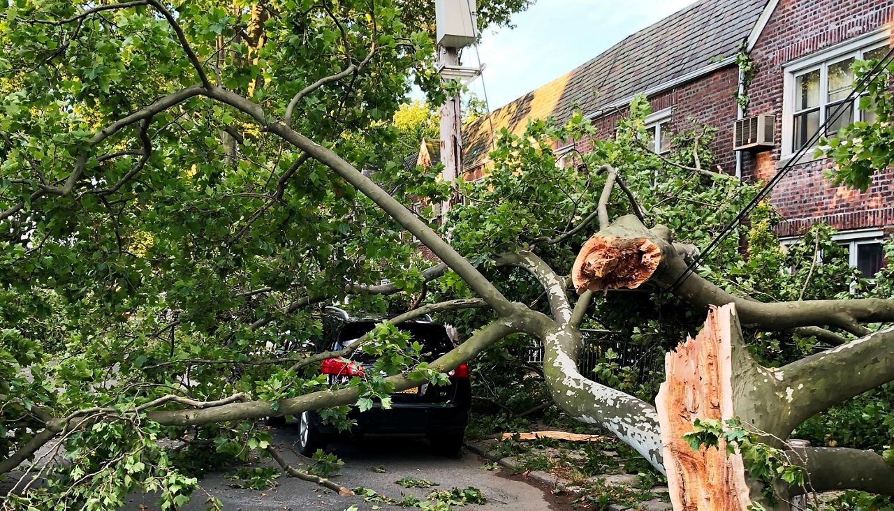 Fuerte tormenta deja vecindarios damnificados en Nueva York