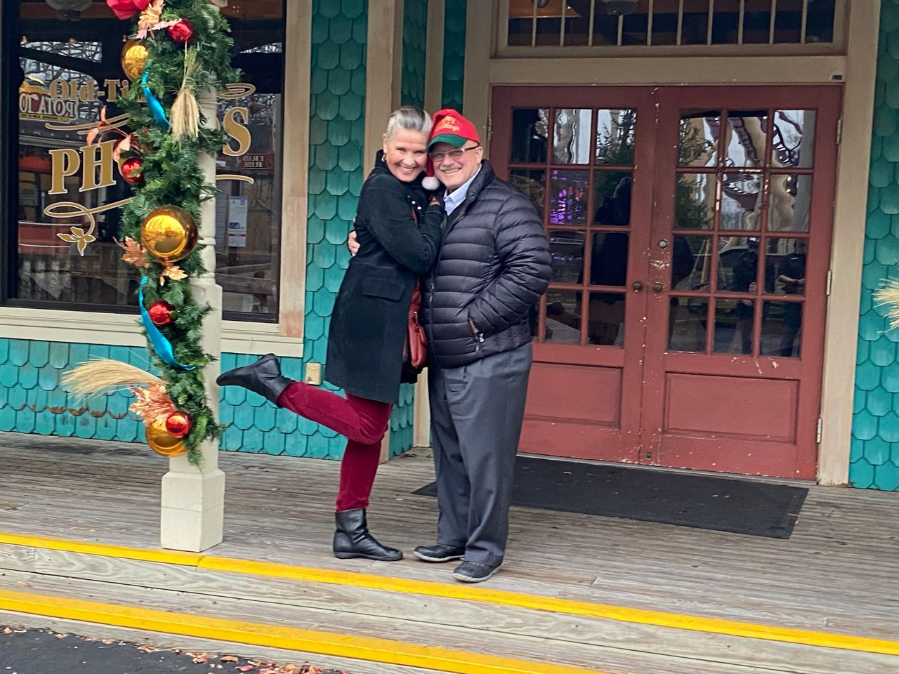 Keith James and wife, Patti, attend WinterFest at Kings Island (Photo courtesy of Kings Island)