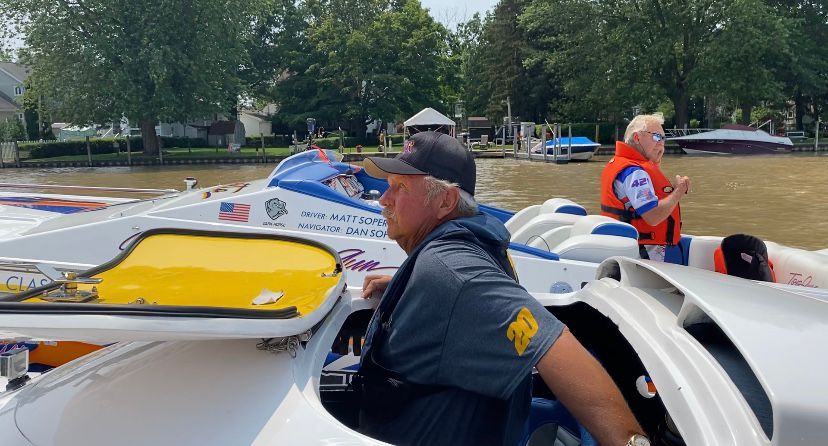 WORLD CHAMPION POWERBOAT RACER DEFIES ALL ODDS