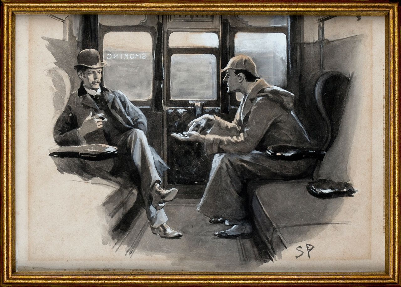 Sherlock Holmes ' modern new unposted postcard 