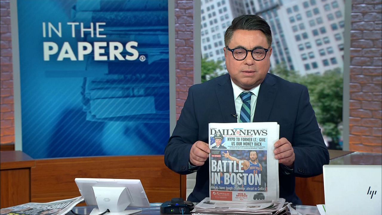 Rocco Vertuccio takes a look at what's in the papers on this Sunday, May 4, 2025. (Spectrum News NY1)