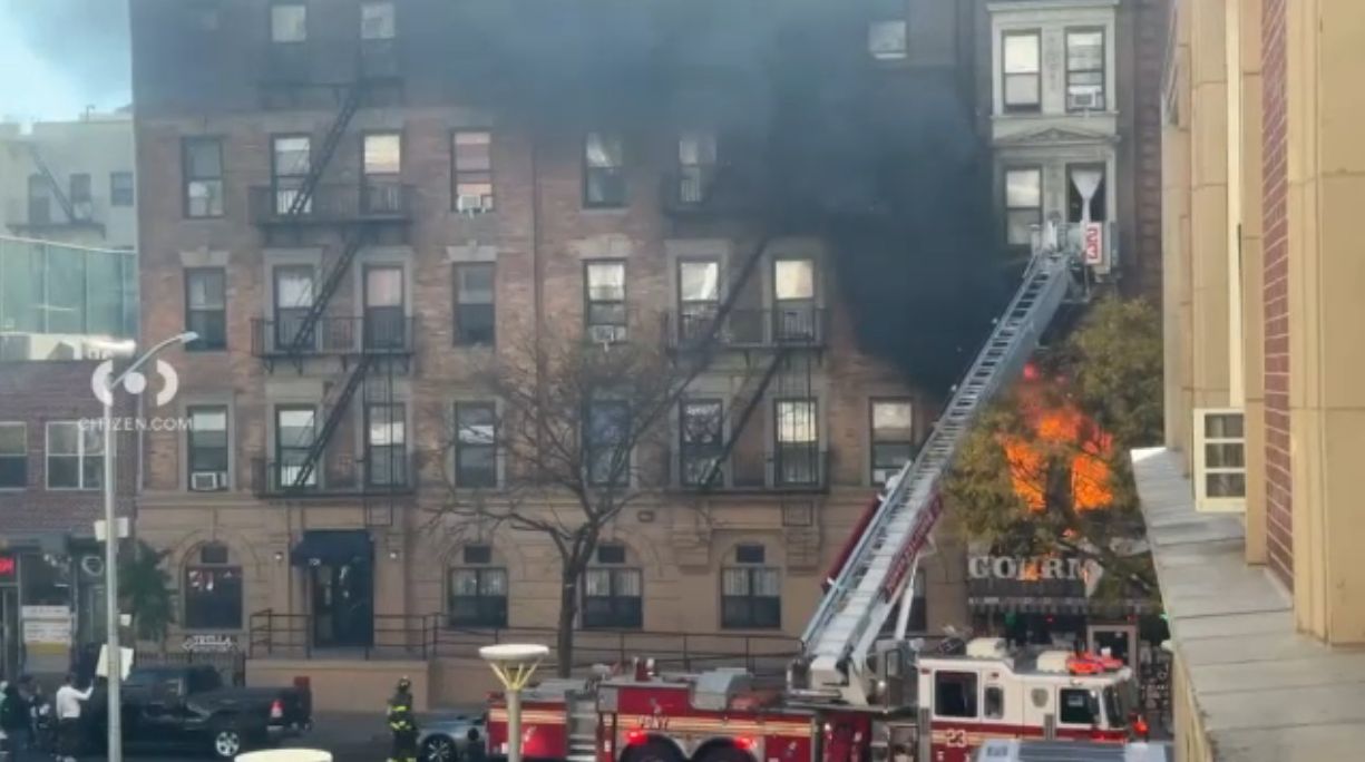 They order the evacuation of the Harlem building