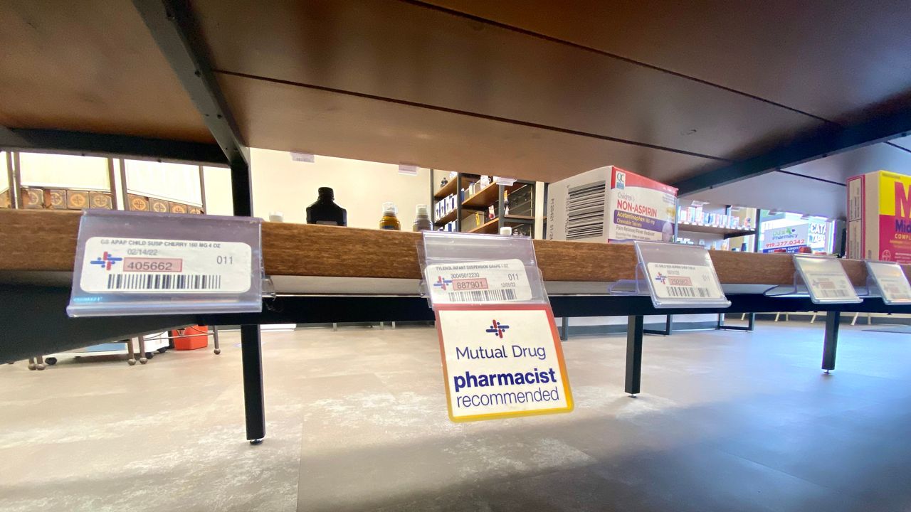 Independent pharmacies face shortage of child pain relief