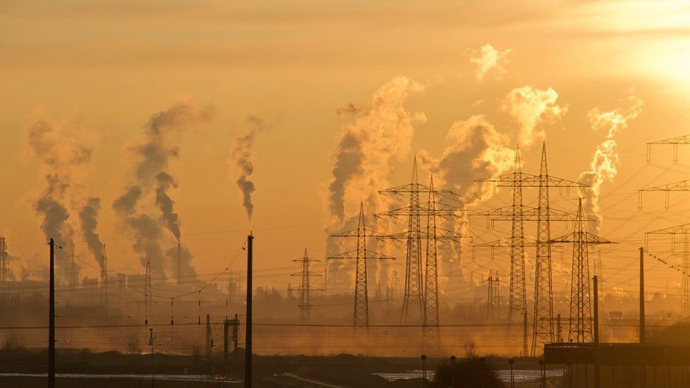 Smoke in the air is visible in an industrial region in this stock photo. (Pixabay)