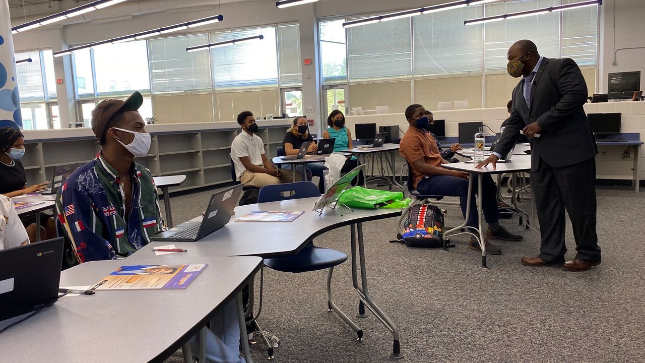 College fair for high school seniors