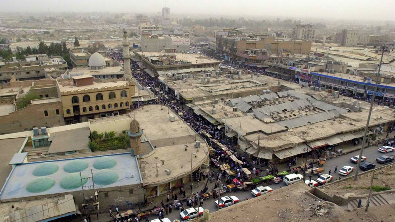 A view of the Kurdish city of Irbil, the capital of Iraqi Kurdistan, in this Oct. 18, 2002 file photo. (AP Photo/Hasan Sarbakhshian, file)