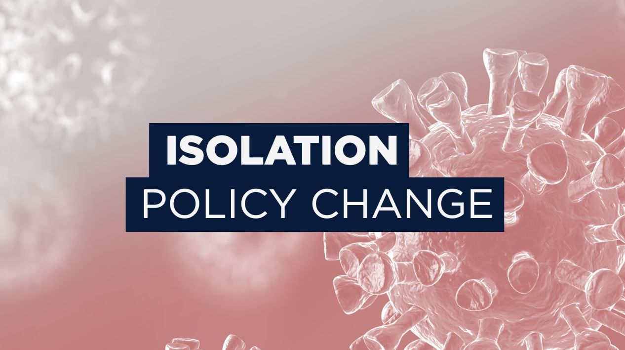 Where's the science to shorten isolation period?