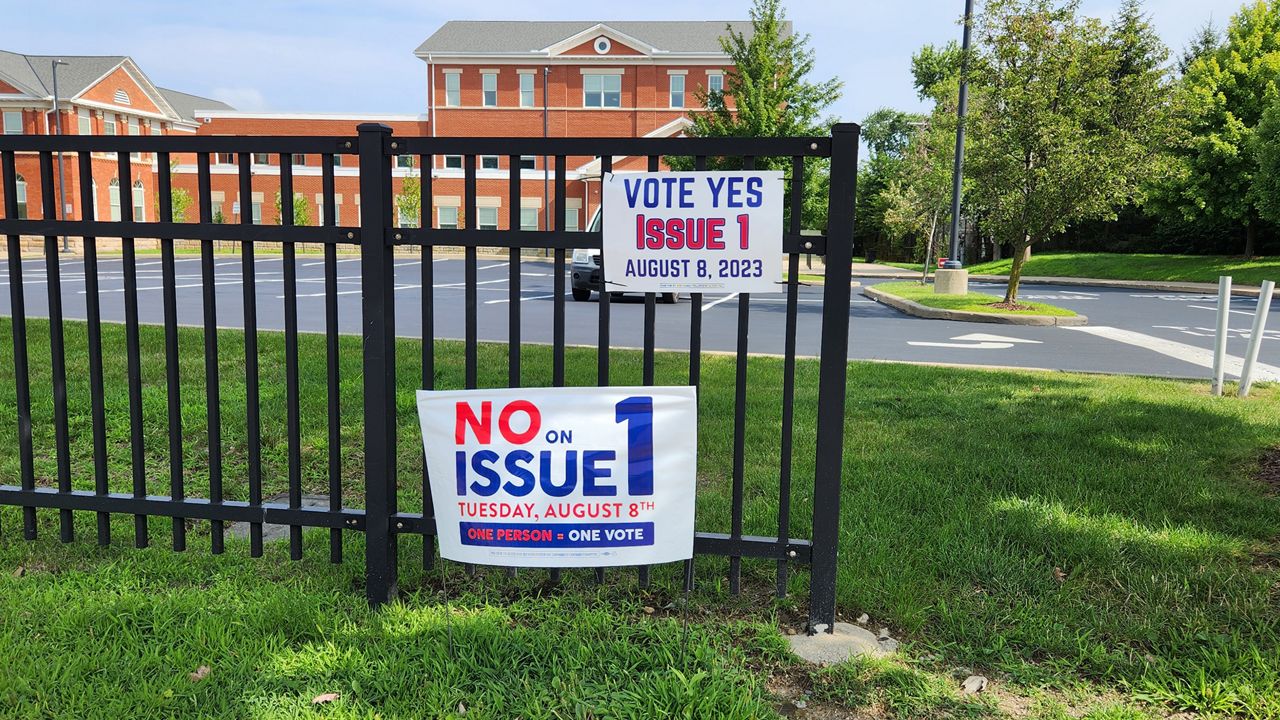 Issue 1 early voting results in Ohio special election