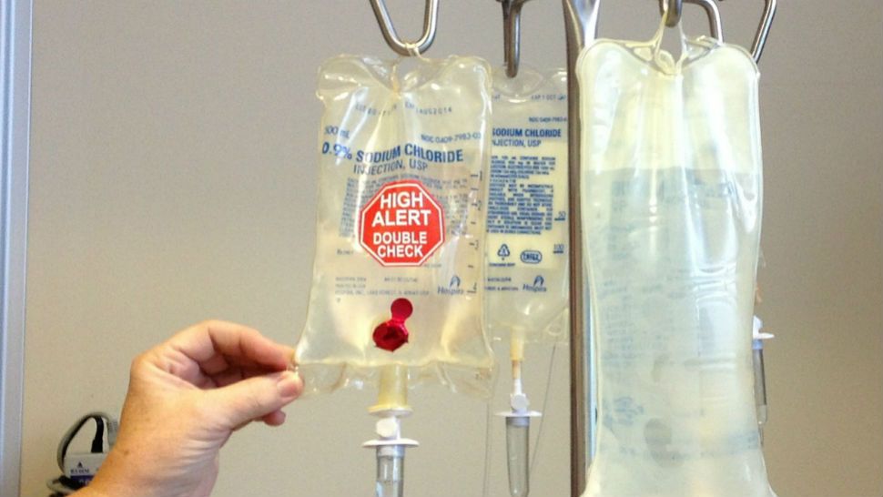 File photo of an IV. 