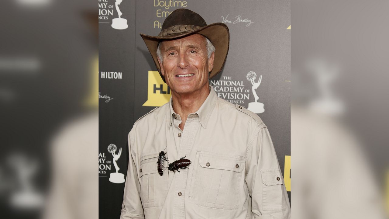 Jack Hanna poses backstage at the 39th Annual Daytime Emmy Awards at the Beverly Hilton Hotel on Saturday, June 23, 2012 in Beverly Hills, Calif. (Photo by Todd Williamson/Invision/AP)