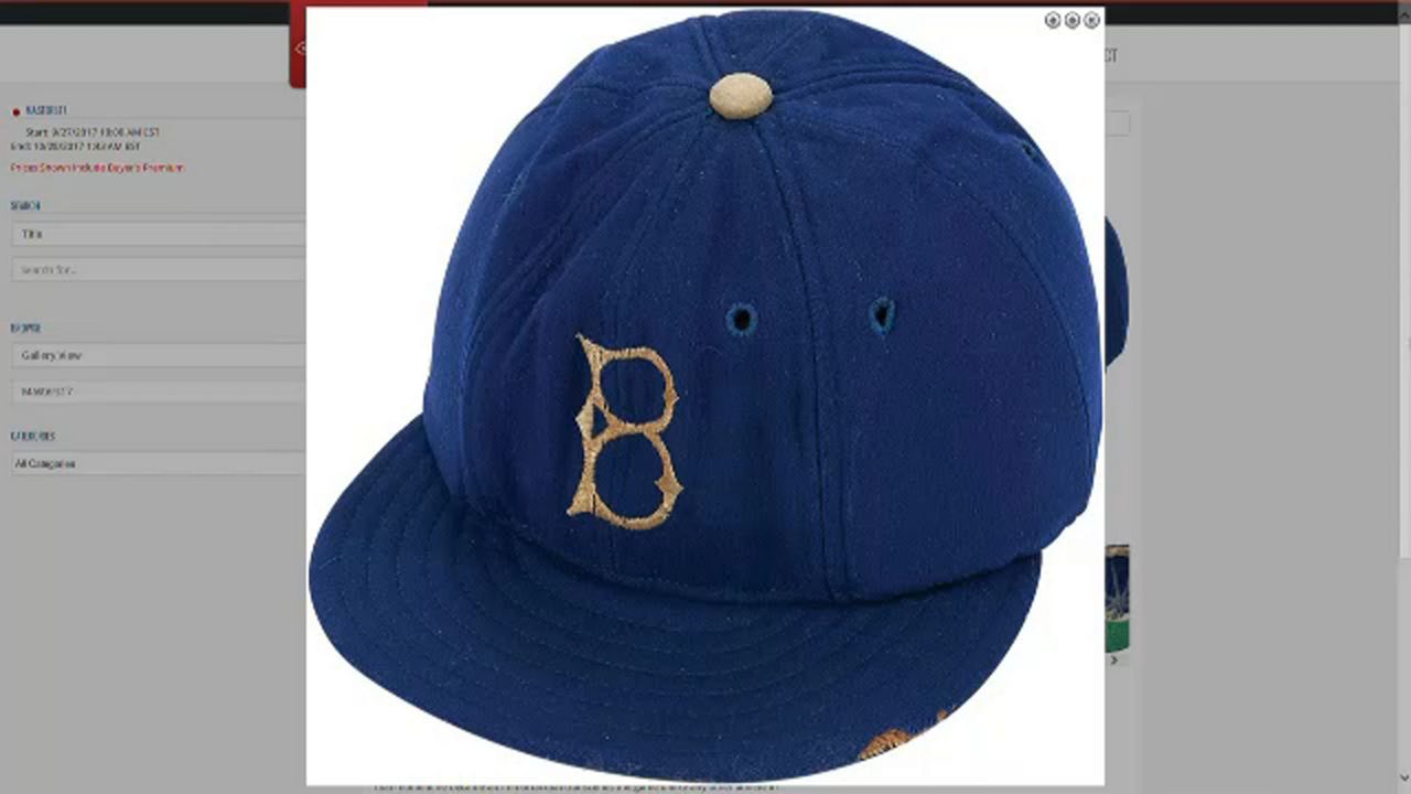 Jackie Robinson Game-Used Cap Sells for Almost $600,000