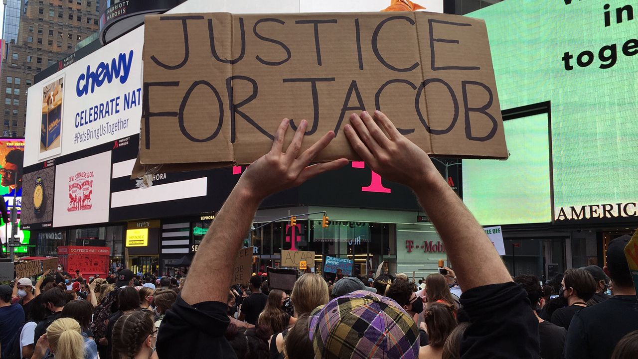 Jacob Blake protests New York City