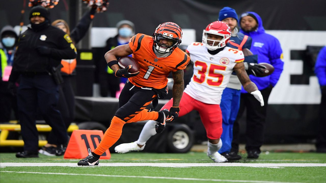 Bengals' Ja'Marr Chase nominated for Rookie of the Week