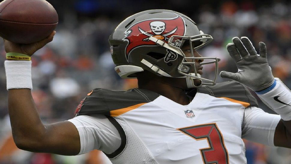 Jameis Winston missed the first three games of the season while serving a suspension for violating the NFL’s personal conduct policy.