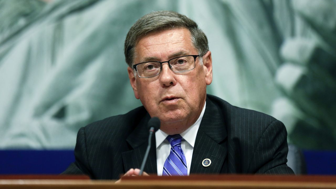 Sen. James Seward, R-Cortland, speaks during a Senate Standing Committee labor hearing on the Fast Food Wage Board on on Thursday, Sept. 10, 2015, in Albany, N.Y. (AP Photo/Mike Groll)