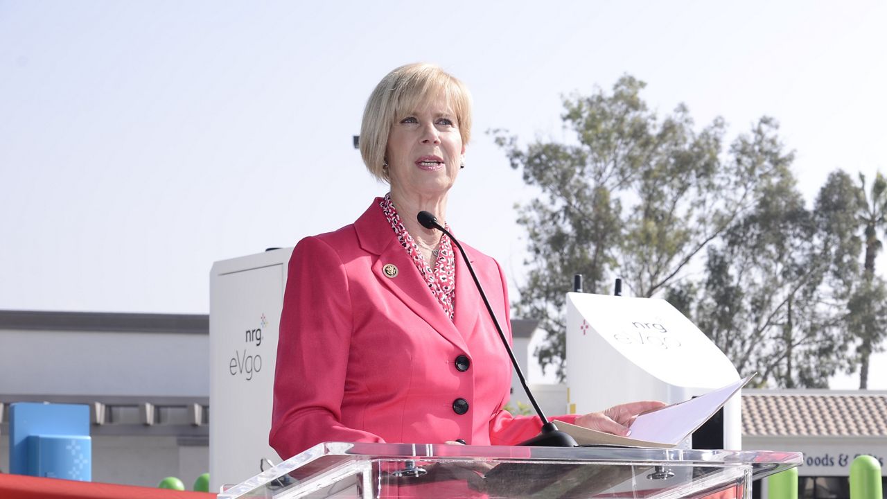 Janice Hahn in San Pedro, Calif. on Thursday, Feb. 19, 2015. (Photo by Dan Steinberg/Invision for NRG eVgo/AP Images)