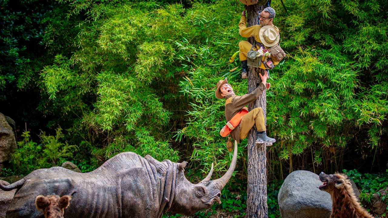 The newly revamped Jungle Cruise attraction at Disneyland features new scenes and characters. (Courtesy Disneyland Resort)