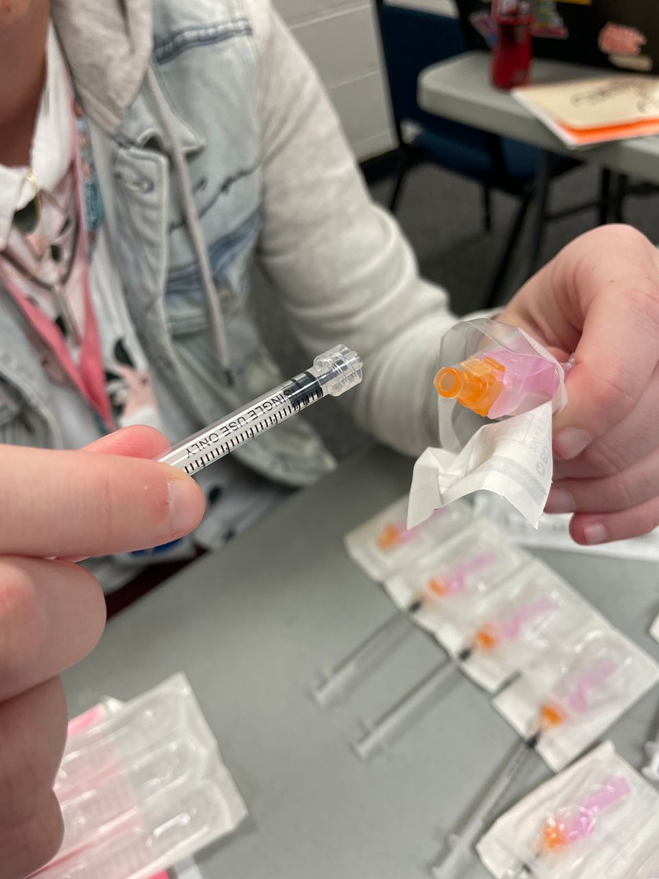 JCPS hosts vaccine clinic at Iroquois High School (Jefferson County Public Schools)