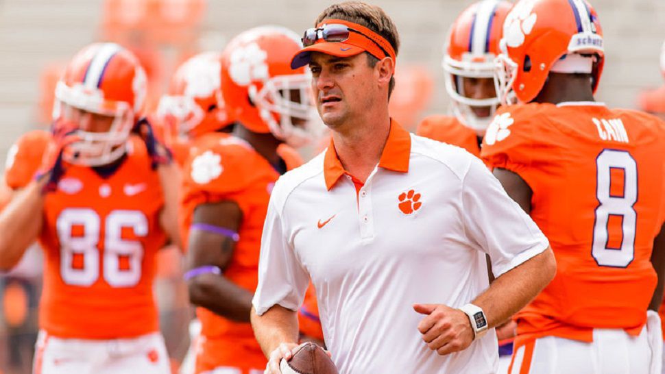 Jeff Scott has spent most of his coaching career at Clemson under coach Dabo Swinney