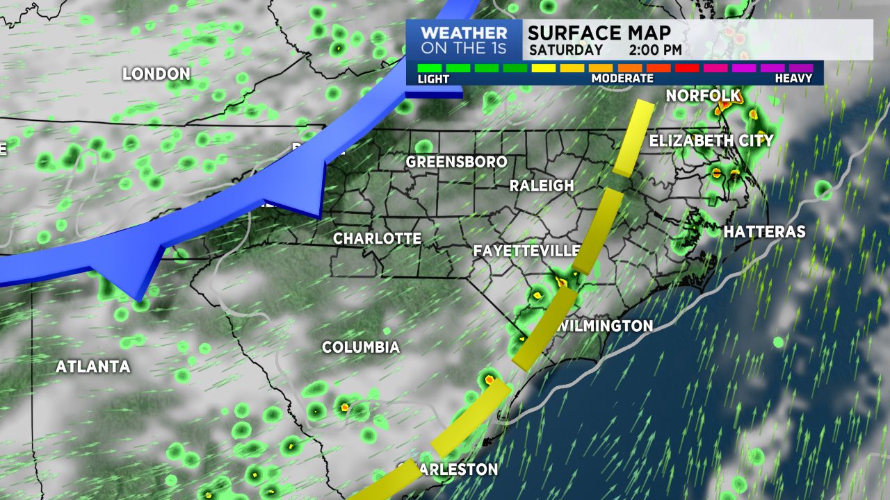 Limited risk for storms this weekend