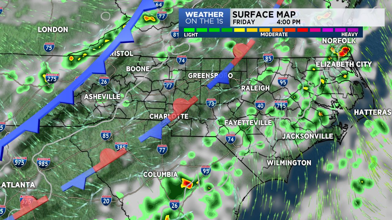 Shower and storm chances return this weekend