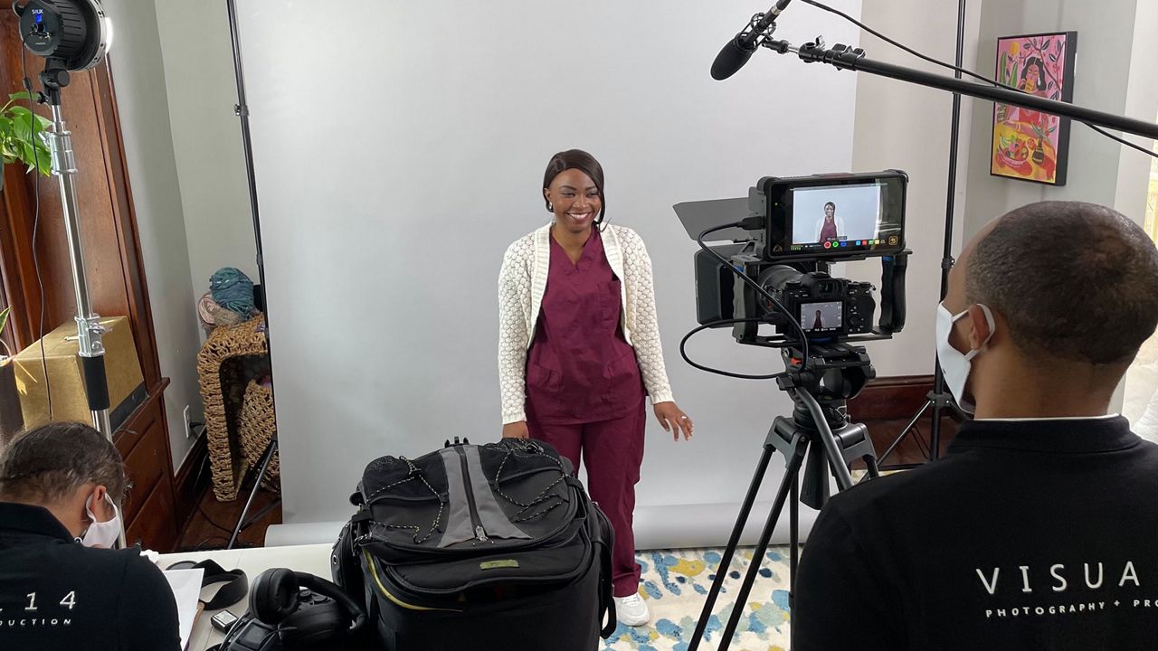 Samantha Byake creates vaccine video in Swahili ak