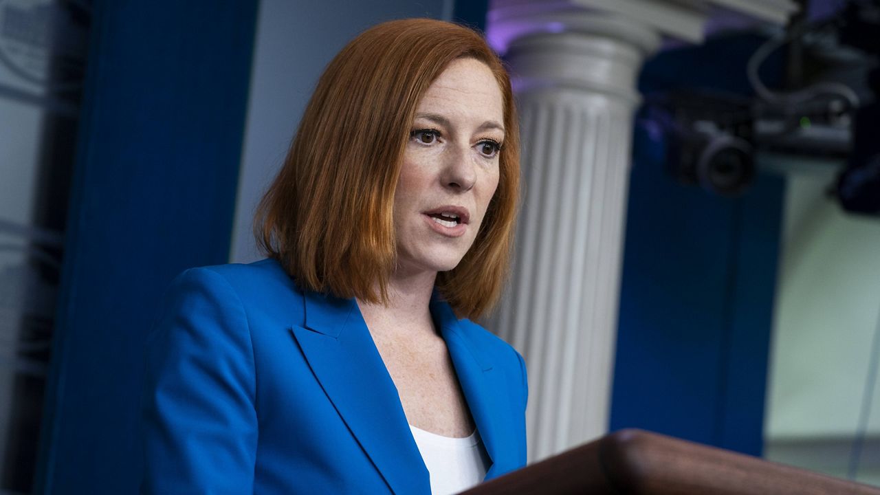 White House press secretary Jen Psaki (AP Photo/Evan Vucci, File)