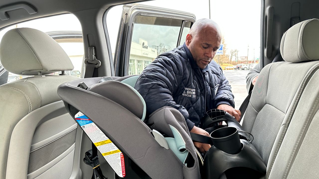 Fire station car seat sale