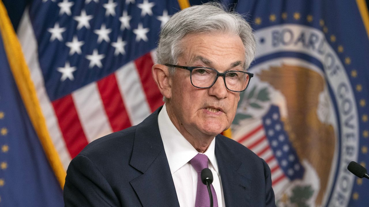 Federal Reserve Chair Jerome Powell speaks June 14 at the Federal Reserve Board Building in Washington. (AP Photo/Jacquelyn Martin, File)