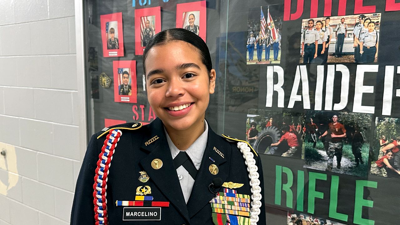 Jesseudi Marcelino will be attending the University of Florida and she hopes to continue with a career in the Air Force as a Software Specialist. (Spectrum Bay News 9/Roger Johnson)