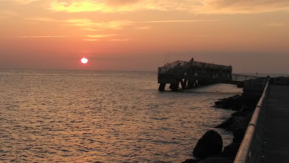 Sent via Spectrum News 13 app: Sunrise at Jetty Park in Cape Canaveral. (Jahn Paul Mazotas, Viewer)